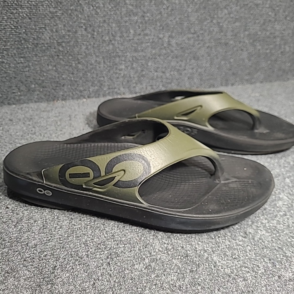 Oofos OOriginal Sport Sandal Lightweight Recovery Army Green Size M13 W15 Unisex
